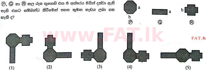 දේශීය විෂය නිර්දේශය : උසස් පෙළ (A/L) සාමාන්‍ය පොදු පරීක්ෂණය - 2017 අගෝස්තු - ප්‍රශ්න පත්‍රය I (සිංහල මාධ්‍යය) 30 1