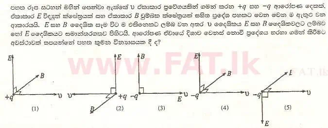 National Syllabus : Advanced Level (A/L) Physics - 2008 August - Paper I (සිංහල Medium) 28 1