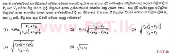 National Syllabus : Advanced Level (A/L) Physics - 2015 August - Paper I (සිංහල Medium) 41 1