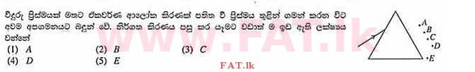 දේශීය විෂය නිර්දේශය : උසස් පෙළ (A/L) භෞතික විද්‍යාව - 2012 අගෝස්තු - ප්‍රශ්න පත්‍රය I (සිංහල මාධ්‍යය) 9 1