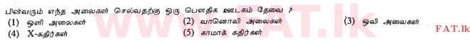 දේශීය විෂය නිර්දේශය : උසස් පෙළ (A/L) භෞතික විද්‍යාව - 2013 අගෝස්තු - ප්‍රශ්න පත්‍රය I (தமிழ் මාධ්‍යය) 2 1