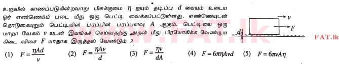 National Syllabus : Advanced Level (A/L) Physics - 2013 August - Paper I (தமிழ் Medium) 5 1
