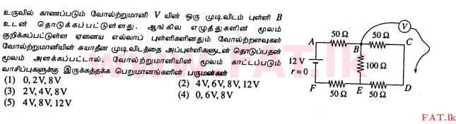 உள்ளூர் பாடத்திட்டம் : உயர்தரம் (உ/த) பௌதீகவியல் - 2013 ஆகஸ்ட் - தாள்கள் I (தமிழ் மொழிமூலம்) 34 1