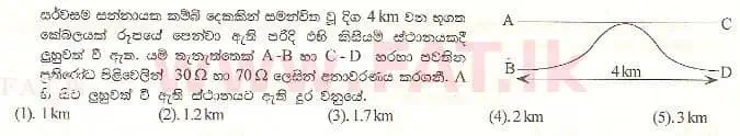 உள்ளூர் பாடத்திட்டம் : உயர்தரம் (உ/த) பௌதீகவியல் - 1999 ஆகஸ்ட் - தாள்கள் I (සිංහල மொழிமூலம்) 38 1