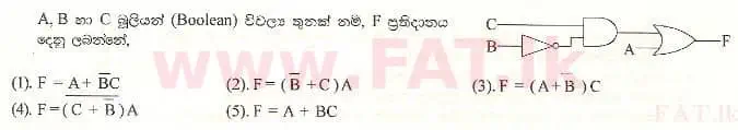 National Syllabus : Advanced Level (A/L) Physics - 1999 August - Paper I (සිංහල Medium) 50 1