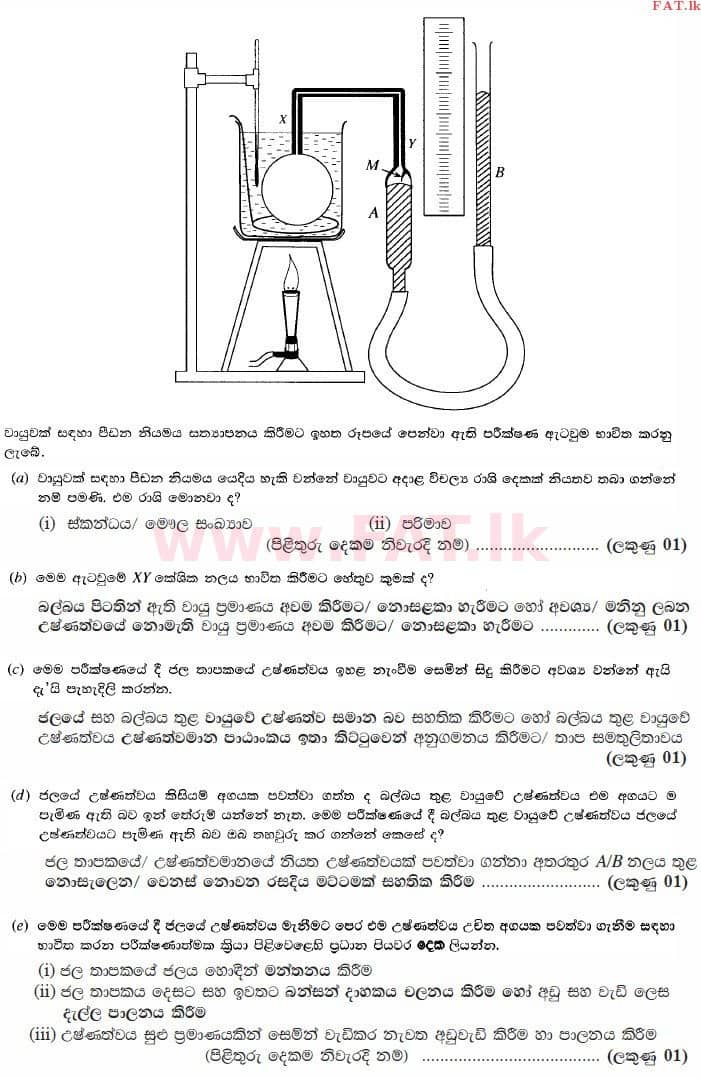 National Syllabus : Advanced Level (A/L) Physics - 2015 August - Paper II (සිංහල Medium) 2 3531