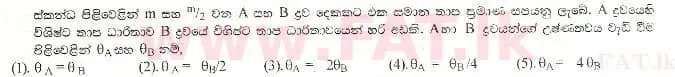 National Syllabus : Advanced Level (A/L) Physics - 1998 August - Paper I (සිංහල Medium) 7 1