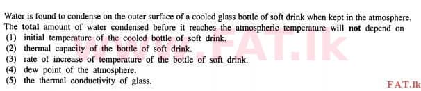National Syllabus : Advanced Level (A/L) Physics - 2012 August - Paper I (English Medium) 45 1