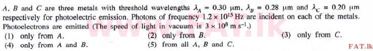 National Syllabus : Advanced Level (A/L) Physics - 2015 August - Paper I (English Medium) 16 1