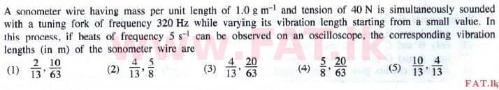 National Syllabus : Advanced Level (A/L) Physics - 2015 August - Paper I (English Medium) 42 1