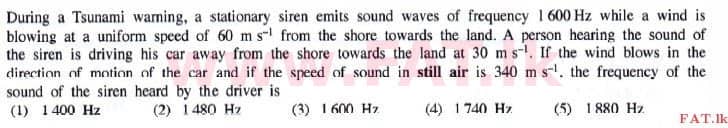 National Syllabus : Advanced Level (A/L) Physics - 2015 August - Paper I (English Medium) 47 1