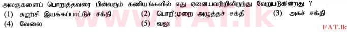 உள்ளூர் பாடத்திட்டம் : உயர்தரம் (உ/த) பௌதீகவியல் - 2014 ஆகஸ்ட் - தாள்கள் I (தமிழ் மொழிமூலம்) 1 1