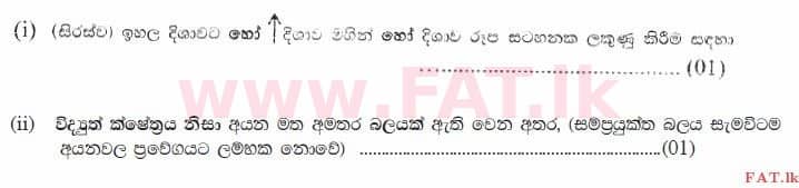 National Syllabus : Advanced Level (A/L) Physics - 2014 August - Paper II (සිංහල Medium) 8 2804