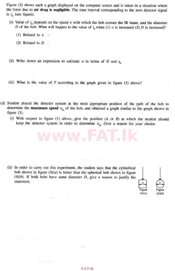 National Syllabus : Advanced Level (A/L) Physics - 2015 August - Paper II (English Medium) 1 2