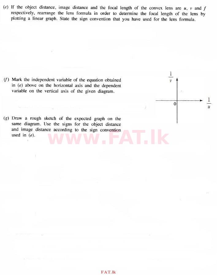 National Syllabus : Advanced Level (A/L) Physics - 2015 August - Paper II (English Medium) 3 2