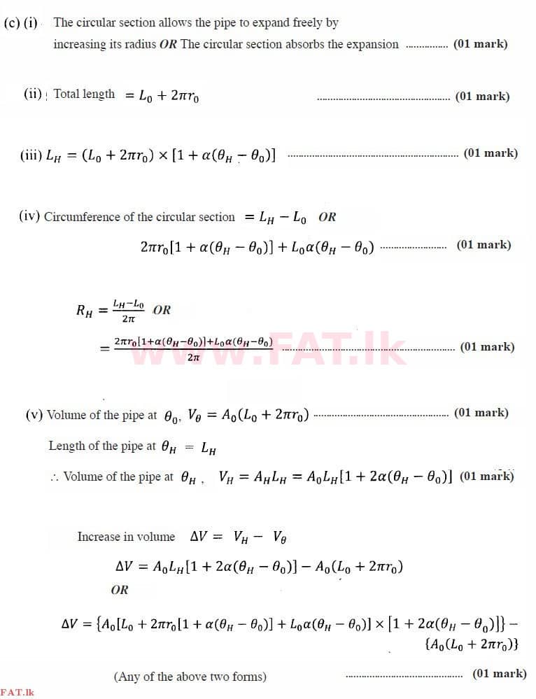 National Syllabus : Advanced Level (A/L) Physics - 2015 August - Paper II (English Medium) 10 3585