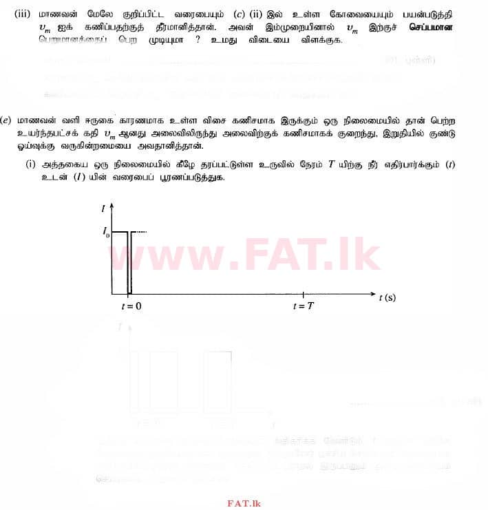National Syllabus : Advanced Level (A/L) Physics - 2015 August - Paper II (தமிழ் Medium) 1 3