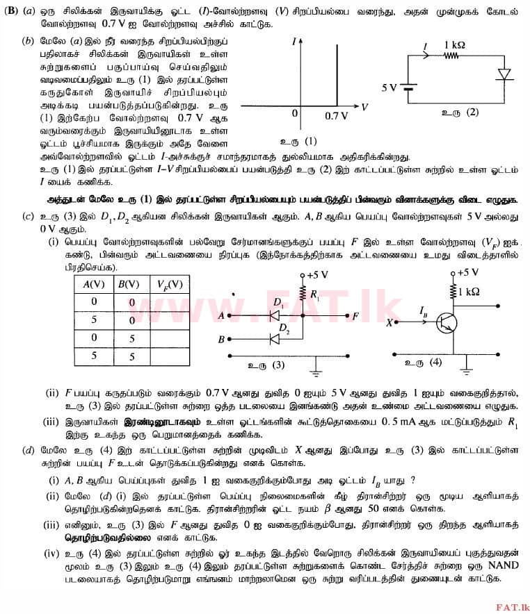 உள்ளூர் பாடத்திட்டம் : உயர்தரம் (உ/த) பௌதீகவியல் - 2015 ஆகஸ்ட் - தாள்கள் II (தமிழ் மொழிமூலம்) 9 2