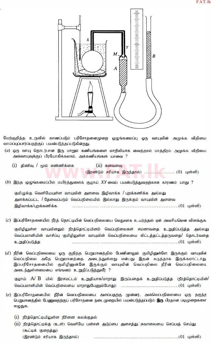 National Syllabus : Advanced Level (A/L) Physics - 2015 August - Paper II (தமிழ் Medium) 2 3592