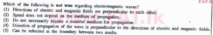 National Syllabus : Advanced Level (A/L) Physics - 2016 August - Paper I (English Medium) 4 1