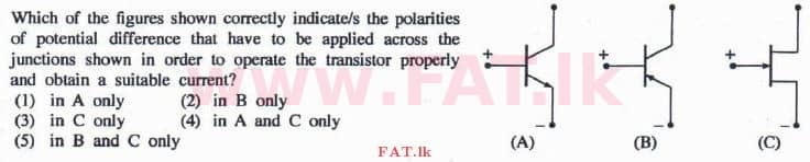 National Syllabus : Advanced Level (A/L) Physics - 2016 August - Paper I (English Medium) 11 1