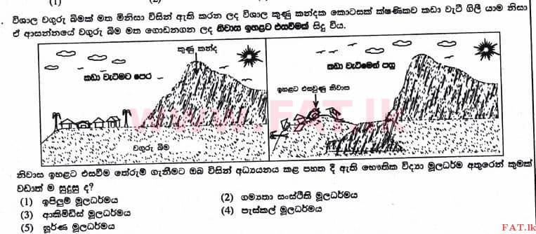 உள்ளூர் பாடத்திட்டம் : உயர்தரம் (உ/த) பௌதீகவியல் - 2017 ஆகஸ்ட் - தாள்கள் I (සිංහල மொழிமூலம்) 31 1