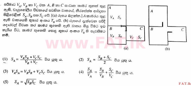 දේශීය විෂය නිර්දේශය : උසස් පෙළ (A/L) භෞතික විද්‍යාව - 2016 අගෝස්තු - ප්‍රශ්න පත්‍රය I (සිංහල මාධ්‍යය) 44 1