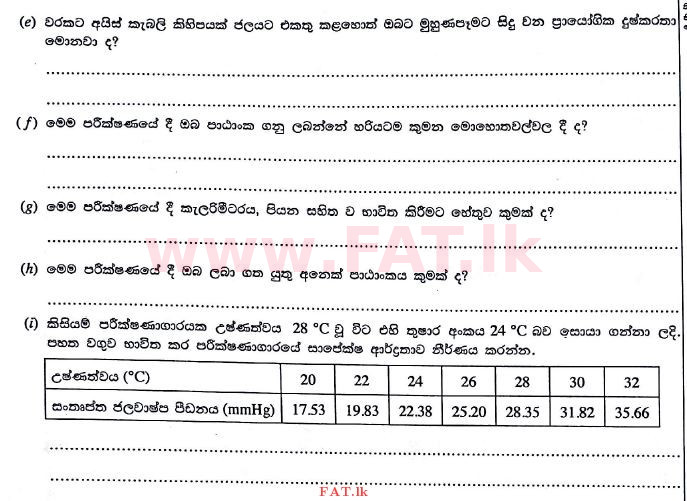 National Syllabus : Advanced Level (A/L) Physics - 2016 August - Paper II (සිංහල Medium) 2 2