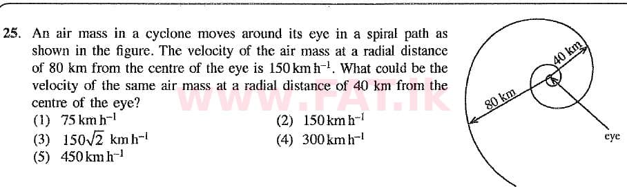 National Syllabus : Advanced Level (A/L) Physics - 2019 August - Paper I (New Syllabus) (English Medium) 25 1