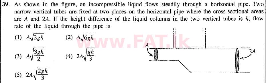 National Syllabus : Advanced Level (A/L) Physics - 2019 August - Paper I (New Syllabus) (English Medium) 39 1