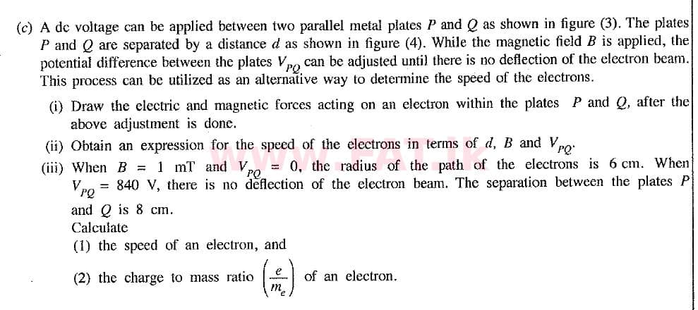 National Syllabus : Advanced Level (A/L) Physics - 2019 August - Paper II (New Syllabus) (English Medium) 8 2