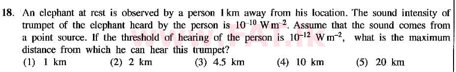உள்ளூர் பாடத்திட்டம் : உயர்தரம் (உ/த) பௌதீகவியல் - 2018 ஆகஸ்ட் - தாள்கள் I (English மொழிமூலம்) 18 1