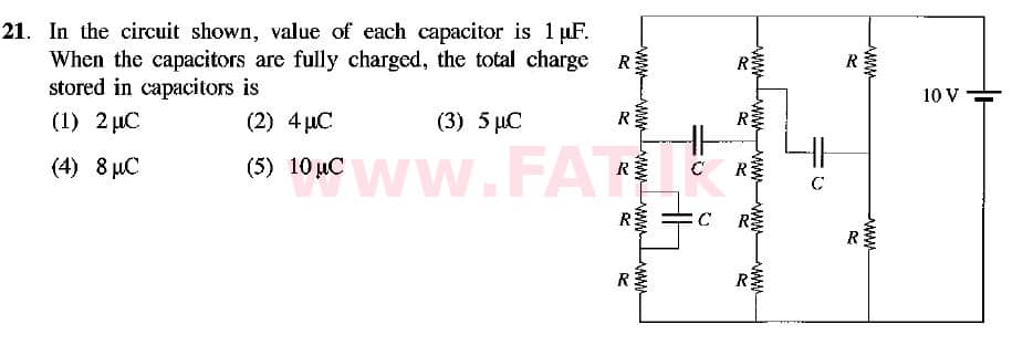 உள்ளூர் பாடத்திட்டம் : உயர்தரம் (உ/த) பௌதீகவியல் - 2018 ஆகஸ்ட் - தாள்கள் I (English மொழிமூலம்) 21 1
