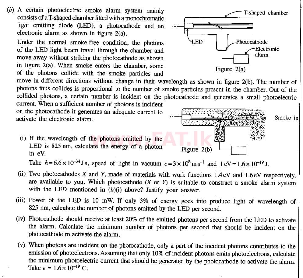 உள்ளூர் பாடத்திட்டம் : உயர்தரம் (உ/த) பௌதீகவியல் - 2018 ஆகஸ்ட் - தாள்கள் II (English மொழிமூலம்) 10 2
