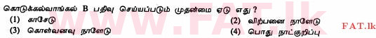 உள்ளூர் பாடத்திட்டம் : சாதாரண நிலை (சா/த) வர்த்தகக் கல்வி மற்றும் கணக்கியல் - 2011 டிசம்பர் - தாள்கள் I (தமிழ் மொழிமூலம்) 24 2