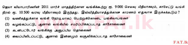 உள்ளூர் பாடத்திட்டம் : சாதாரண நிலை (சா/த) வர்த்தகக் கல்வி மற்றும் கணக்கியல் - 2011 டிசம்பர் - தாள்கள் I (தமிழ் மொழிமூலம்) 28 1