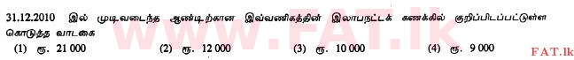 National Syllabus : Ordinary Level (O/L) Business and Accounting Studies - 2011 December - Paper I (தமிழ் Medium) 35 2