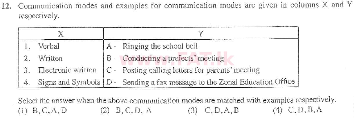 දේශීය විෂය නිර්දේශය : සාමාන්‍ය පෙළ (O/L) ව්‍යාපාර හා ගිණුම්කරණ අධ්‍යයනය - 2020 මාර්තු - ප්‍රශ්න පත්‍රය I (English මාධ්‍යය) 12 1