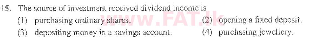 දේශීය විෂය නිර්දේශය : සාමාන්‍ය පෙළ (O/L) ව්‍යාපාර හා ගිණුම්කරණ අධ්‍යයනය - 2020 මාර්තු - ප්‍රශ්න පත්‍රය I (English මාධ්‍යය) 15 1