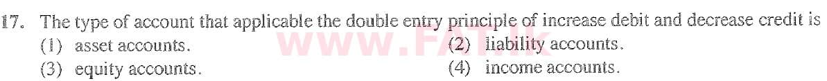 දේශීය විෂය නිර්දේශය : සාමාන්‍ය පෙළ (O/L) ව්‍යාපාර හා ගිණුම්කරණ අධ්‍යයනය - 2020 මාර්තු - ප්‍රශ්න පත්‍රය I (English මාධ්‍යය) 17 1
