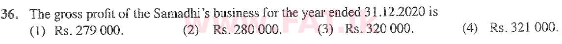 National Syllabus : Ordinary Level (O/L) Business and Accounting Studies - 2020 March - Paper I (English Medium) 36 2