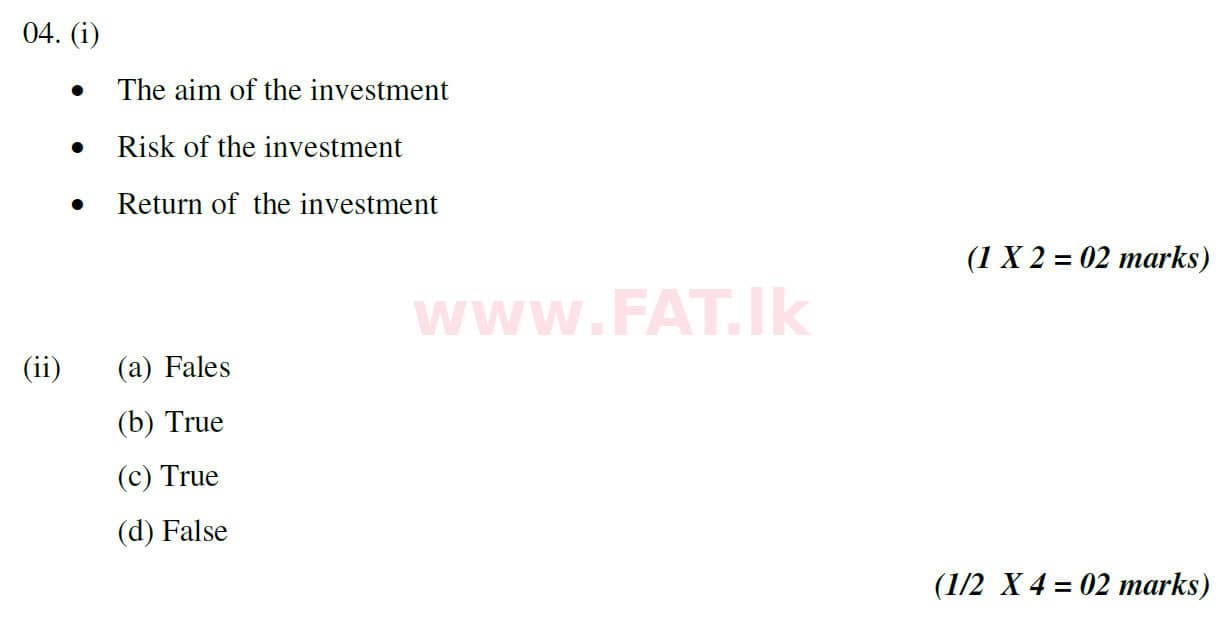 உள்ளூர் பாடத்திட்டம் : சாதாரண நிலை (சா/த) வர்த்தகக் கல்வி மற்றும் கணக்கியல் - 2020 மார்ச் - தாள்கள் II (English மொழிமூலம்) 4 5799