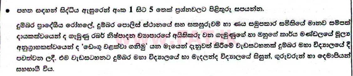 දේශීය විෂය නිර්දේශය : සාමාන්‍ය පෙළ (O/L) ව්‍යාපාර හා ගිණුම්කරණ අධ්‍යයනය - 2021 මැයි - ප්‍රශ්න පත්‍රය I (සිංහල මාධ්‍යය) 3 1