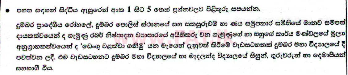 දේශීය විෂය නිර්දේශය : සාමාන්‍ය පෙළ (O/L) ව්‍යාපාර හා ගිණුම්කරණ අධ්‍යයනය - 2021 මැයි - ප්‍රශ්න පත්‍රය I (සිංහල මාධ්‍යය) 4 1