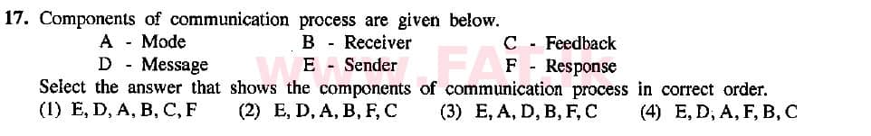 உள்ளூர் பாடத்திட்டம் : சாதாரண நிலை (சா/த) வர்த்தகக் கல்வி மற்றும் கணக்கியல் - 2015 டிசம்பர் - தாள்கள் I (English மொழிமூலம்) 17 1