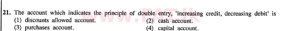 National Syllabus : Ordinary Level (O/L) Business and Accounting Studies - 2016 December - Paper I (New Syllabus) (English Medium) 21 1
