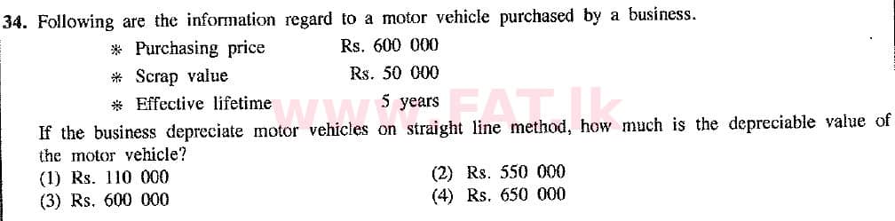 National Syllabus : Ordinary Level (O/L) Business and Accounting Studies - 2016 December - Paper I (New Syllabus) (English Medium) 34 1