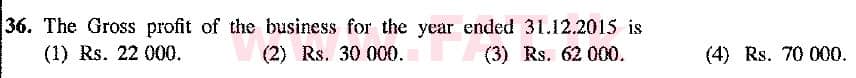 National Syllabus : Ordinary Level (O/L) Business and Accounting Studies - 2016 December - Paper I (New Syllabus) (English Medium) 36 2