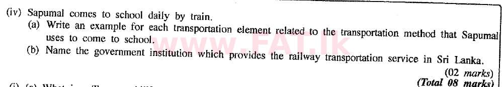 உள்ளூர் பாடத்திட்டம் : சாதாரண நிலை (சா/த) வர்த்தகக் கல்வி மற்றும் கணக்கியல் - 2016 டிசம்பர் - தாள்கள் II (புதிய பாடத்திட்டம்) (English மொழிமூலம்) 3 2