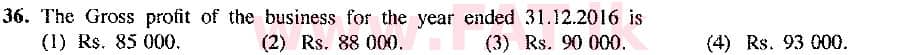 உள்ளூர் பாடத்திட்டம் : சாதாரண நிலை (சா/த) வர்த்தகக் கல்வி மற்றும் கணக்கியல் - 2017 டிசம்பர் - தாள்கள் I (புதிய பாடத்திட்டம்) (English மொழிமூலம்) 36 2